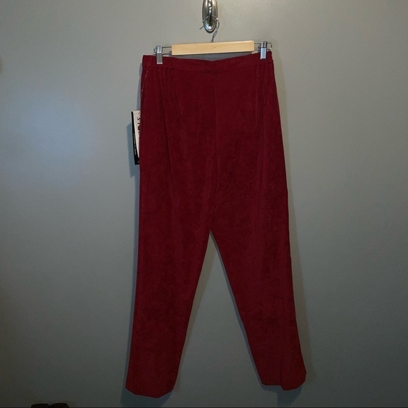 NWT Sag Harbor Velour Straight leg pants - Picture 6 of 6